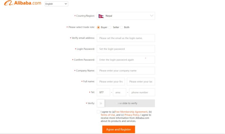 import Goods from Alibaba to Nepal