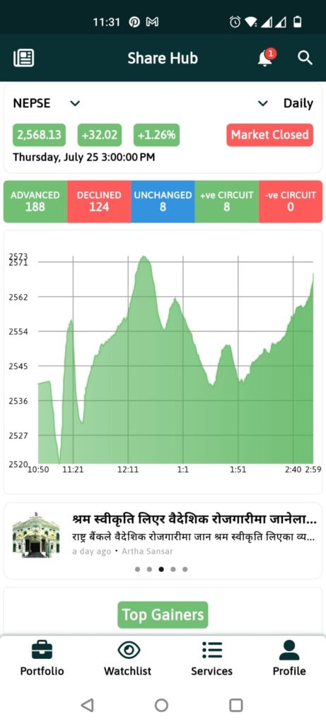 Best Stock Market Application